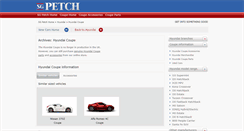 Desktop Screenshot of hyundai-coupe.sgpetch.co.uk