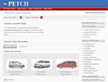 Tablet Screenshot of hyundai-trajet.sgpetch.co.uk