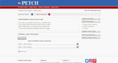 Desktop Screenshot of daihatsu-copen.sgpetch.co.uk