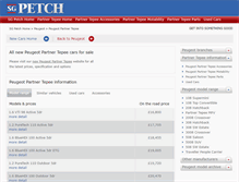 Tablet Screenshot of peugeot-partner-tepee.sgpetch.co.uk
