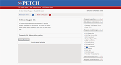 Desktop Screenshot of peugeot-406.sgpetch.co.uk
