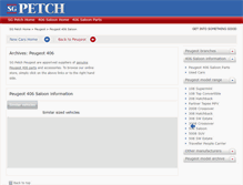 Tablet Screenshot of peugeot-406.sgpetch.co.uk