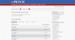 Desktop Screenshot of fiat-500.sgpetch.co.uk