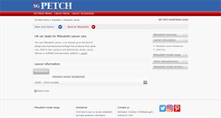Desktop Screenshot of mitsubishi-lancer.sgpetch.co.uk