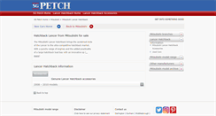 Desktop Screenshot of mitsubishi-lancer-sportback.sgpetch.co.uk