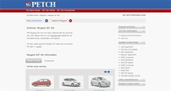 Desktop Screenshot of peugeot-207-5dr.sgpetch.co.uk