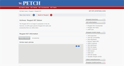 Desktop Screenshot of peugeot-407.sgpetch.co.uk