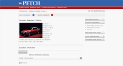 Desktop Screenshot of mitsubishi-evolution.sgpetch.co.uk